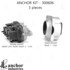 300606 by ANCHOR MOTOR MOUNTS - Engine Mount Kit - 3-Piece Kit, (2) Front R/L Engine Mount, (1) Rear Trans Mount