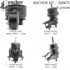 300675 by ANCHOR MOTOR MOUNTS - Engine Mount Kit - 4-Piece Kit, (2) Engine Mount Front/Right, (1) Torque Strut, (1) Trans Mount