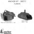 300717 by ANCHOR MOTOR MOUNTS - Engine Mount Kit - 3-Piece Kit, (2) Front R/L Engine Mount, (1) Rear Trans Mount