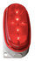 211214 by BETTS - Marker Light - Red Reflective Lens, LED, 4" Male Plug Single Contact
