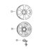 04755327AA by MOPAR - Aluminum Wheel - Front or Rear