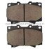 1001-0772C by MPA ELECTRICAL - Quality-Built Premium Ceramic Brake Pads w/ Hardware