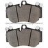 1001-0783M by MPA ELECTRICAL - Quality-Built Premium Disc Brake Pad Set - Semi-Metallic, with Hardware