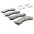 1001-0784C by MPA ELECTRICAL - Quality-Built Disc Brake Pad, Premium, Ceramic, with Hardware