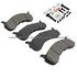 1001-0786AM by MPA ELECTRICAL - Quality-Built Premium Disc Brake Pad Set - Semi-Metallic, with Hardware