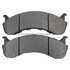 1001-0786AM by MPA ELECTRICAL - Quality-Built Premium Disc Brake Pad Set - Semi-Metallic, with Hardware