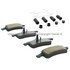 1001-0791M by MPA ELECTRICAL - Quality-Built Premium Semi-Metallic Brake Pads w/ Hardware