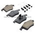 1001-0795M by MPA ELECTRICAL - Quality-Built Premium Semi-Metallic Brake Pads w/ Hardware