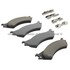 1001-0802M by MPA ELECTRICAL - Quality-Built Premium Disc Brake Pad Set - Semi-Metallic, with Hardware