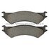 1001-0802M by MPA ELECTRICAL - Quality-Built Premium Disc Brake Pad Set - Semi-Metallic, with Hardware