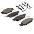 1001-0805M by MPA ELECTRICAL - Quality-Built Premium Disc Brake Pad Set - Semi-Metallic, with Hardware