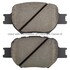 1001-0817C by MPA ELECTRICAL - Quality-Built Premium Ceramic Brake Pads w/ Hardware