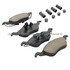 1001-0816M by MPA ELECTRICAL - Quality-Built Premium Disc Brake Pad Set - Semi-Metallic, with Hardware