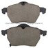 1001-0819M by MPA ELECTRICAL - Quality-Built Premium Disc Brake Pad Set - Semi-Metallic, with Hardware