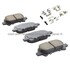 1001-0828C by MPA ELECTRICAL - Quality-Built Premium Ceramic Brake Pads w/ Hardware