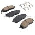 1001-0830M by MPA ELECTRICAL - Quality-Built Premium Disc Brake Pad Set - Semi-Metallic, with Hardware