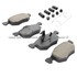 1001-0843C by MPA ELECTRICAL - Quality-Built Premium Ceramic Brake Pads w/ Hardware