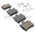 1001-0848C by MPA ELECTRICAL - Quality-Built Premium Ceramic Brake Pads w/ Hardware