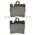 1001-0848C by MPA ELECTRICAL - Quality-Built Premium Ceramic Brake Pads w/ Hardware