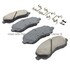 1001-0866C by MPA ELECTRICAL - Quality-Built Premium Ceramic Brake Pads w/ Hardware