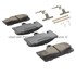 1001-0871C by MPA ELECTRICAL - Quality-Built Disc Brake Pad, Premium, Ceramic, with Hardware