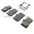 1001-0870C by MPA ELECTRICAL - Quality-Built Premium Ceramic Brake Pads w/ Hardware