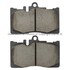 1001-0870C by MPA ELECTRICAL - Quality-Built Premium Ceramic Brake Pads w/ Hardware