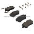 1001-0872M by MPA ELECTRICAL - Quality-Built Premium Disc Brake Pad Set - Semi-Metallic, with Hardware