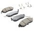 1001-0888C by MPA ELECTRICAL - Quality-Built Disc Brake Pad, Premium, Ceramic, with Hardware