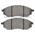 1001-0888M by MPA ELECTRICAL - Quality-Built Premium Disc Brake Pad Set - Semi-Metallic, with Hardware