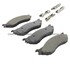 1001-0897M by MPA ELECTRICAL - Quality-Built Premium Disc Brake Pad Set - Semi-Metallic, with Hardware