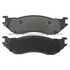 1001-0897M by MPA ELECTRICAL - Quality-Built Premium Disc Brake Pad Set - Semi-Metallic, with Hardware