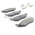 1001-0898M by MPA ELECTRICAL - Quality-Built Premium Disc Brake Pad Set - Semi-Metallic, with Hardware