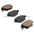 1001-0911M by MPA ELECTRICAL - Quality-Built Disc Brake Pad Set - Premium, Semi-Metallic