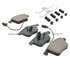 1001-0915AM by MPA ELECTRICAL - Quality-Built Premium Disc Brake Pad Set - Semi-Metallic, with Hardware