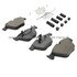 1001-0918AM by MPA ELECTRICAL - Quality-Built Premium Semi-Metallic Brake Pads w/ Hardware