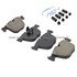 1001-0919CM by MPA ELECTRICAL - Quality-Built Premium Disc Brake Pad Set - Semi-Metallic, with Hardware