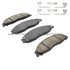 1001-0921M by MPA ELECTRICAL - Quality-Built Premium Semi-Metallic Brake Pads w/ Hardware