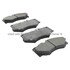 1001-0927M by MPA ELECTRICAL - Quality-Built Disc Brake Pad Set - Premium, Semi-Metallic