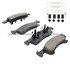 1001-0934M by MPA ELECTRICAL - Quality-Built Premium Disc Brake Pad Set - Semi-Metallic, with Hardware