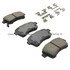 1001-0937C by MPA ELECTRICAL - Quality-Built Premium Ceramic Brake Pads w/ Hardware