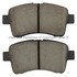 1001-0937C by MPA ELECTRICAL - Quality-Built Premium Ceramic Brake Pads w/ Hardware