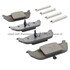 1001-0952C by MPA ELECTRICAL - Quality-Built Premium Ceramic Brake Pads w/ Hardware