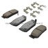 1001-0954C by MPA ELECTRICAL - Quality-Built Premium Ceramic Brake Pads w/ Hardware