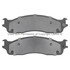 1001-0965M by MPA ELECTRICAL - Quality-Built Premium Semi-Metallic Brake Pads w/ Hardware