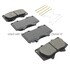 1001-0976C by MPA ELECTRICAL - Quality-Built Disc Brake Pad, Premium, Ceramic, with Hardware