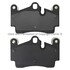 1001-0978M by MPA ELECTRICAL - Quality-Built Premium Disc Brake Pad Set - Semi-Metallic, with Hardware