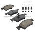 1001-0986C by MPA ELECTRICAL - Quality-Built Premium Ceramic Brake Pads w/ Hardware