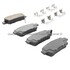 1001-0995C by MPA ELECTRICAL - Quality-Built Premium Ceramic Brake Pads w/ Hardware