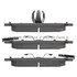 1001-0998M by MPA ELECTRICAL - Quality-Built Premium Disc Brake Pad Set - Semi-Metallic, with Hardware